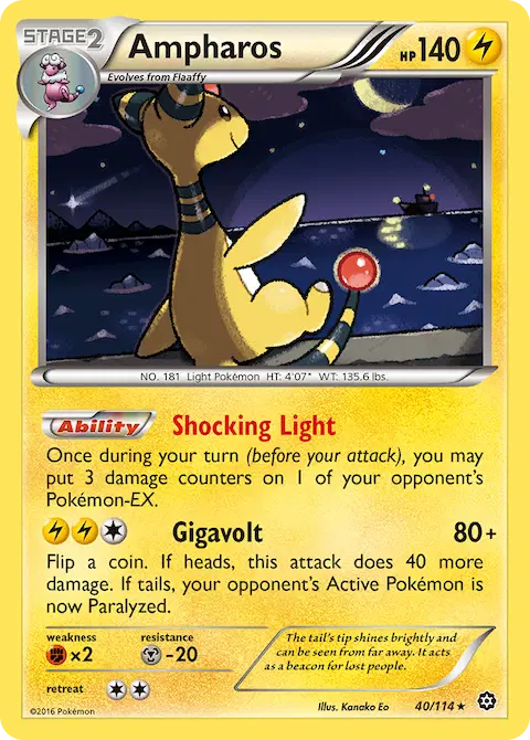 Ampharos, Steam Siege 40/114