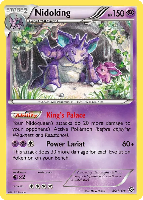 Nidoking, Steam Siege 45/114