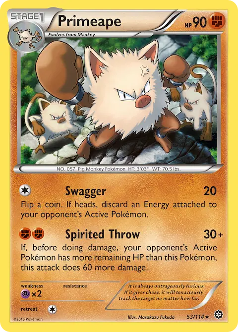 Primeape, Steam Siege 53/114