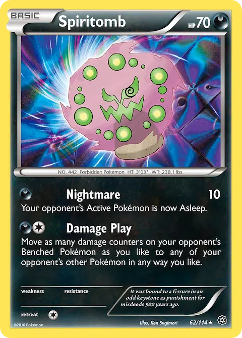Spiritomb, Steam Siege 62/114