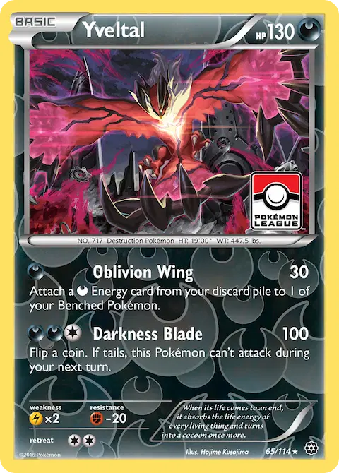 Yveltal, Steam Siege 65/114