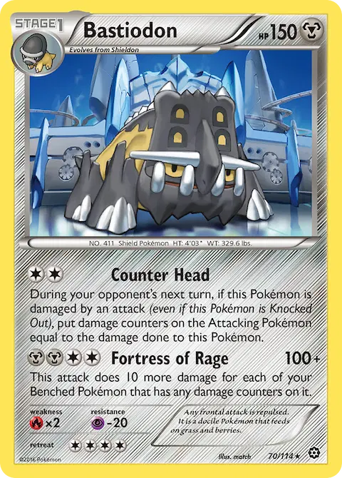 Bastiodon, Steam Siege 70/114