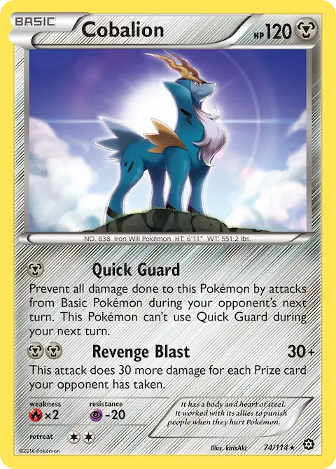 Cobalion, Steam Siege 74/114