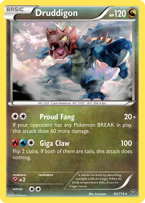 Druddigon, Steam Siege 83/114