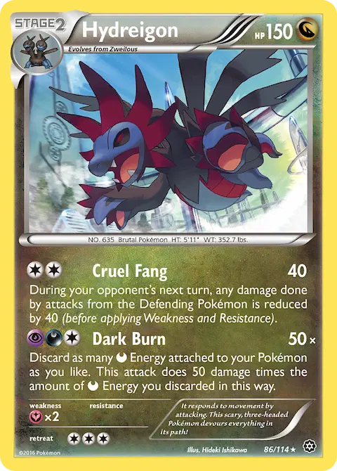 Hydreigon, Steam Siege 86/114
