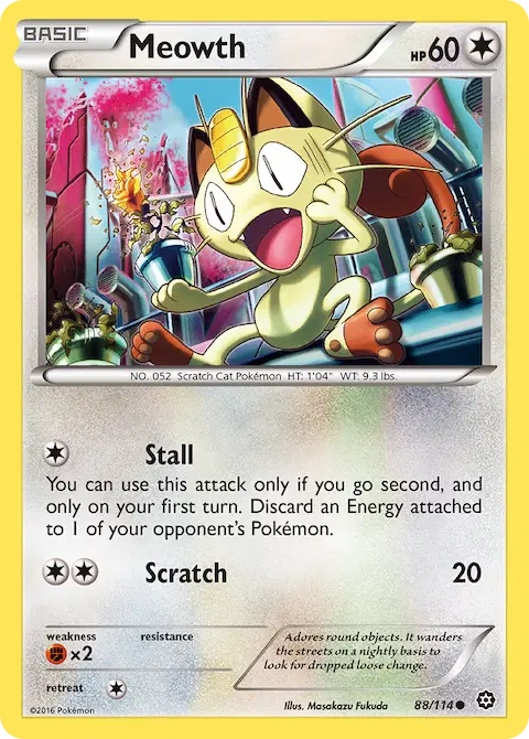 Meowth, Steam Siege 88/114