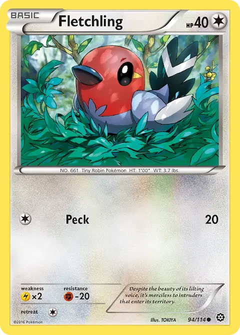 Fletchling, Steam Siege 94/114