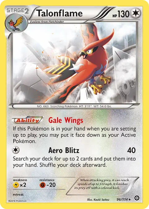 Talonflame, Steam Siege 96/114