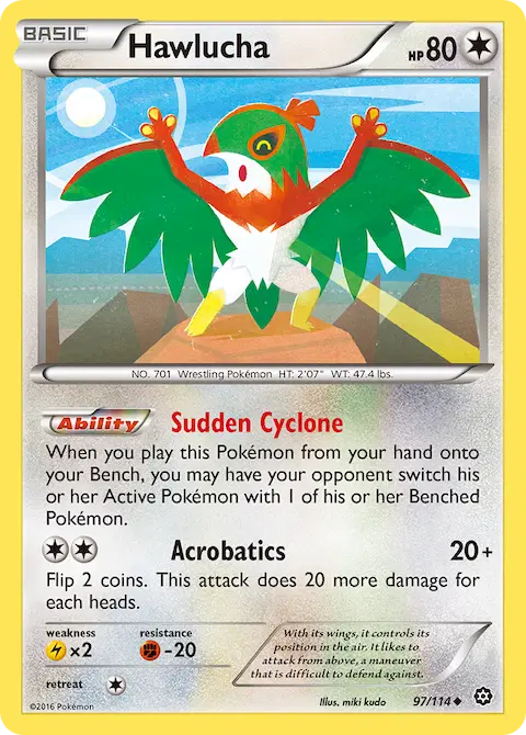 Hawlucha, Steam Siege 97/114