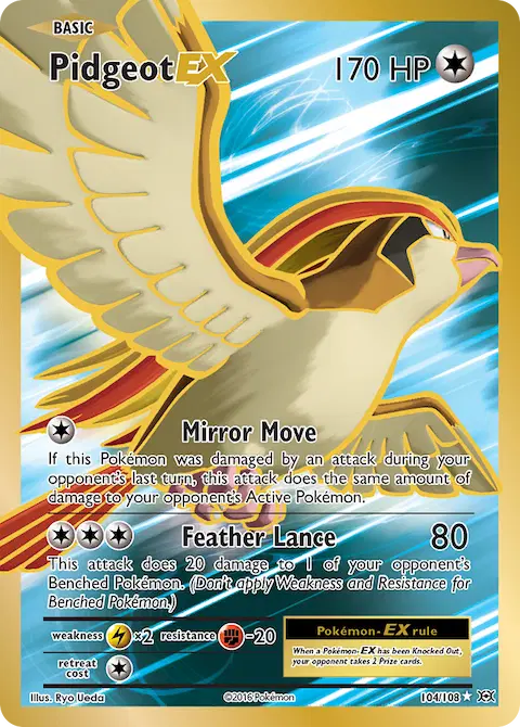 Pidgeot EX, Evolutions 104/108