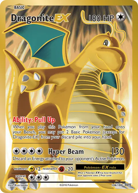 Dragonite EX, Evolutions 106/108