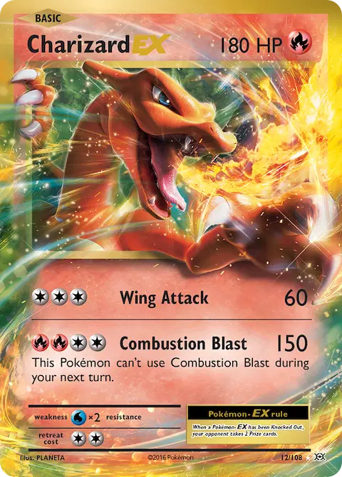 Charizard EX, Evolutions 12/108