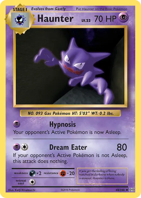 Haunter, Evolutions 48/108