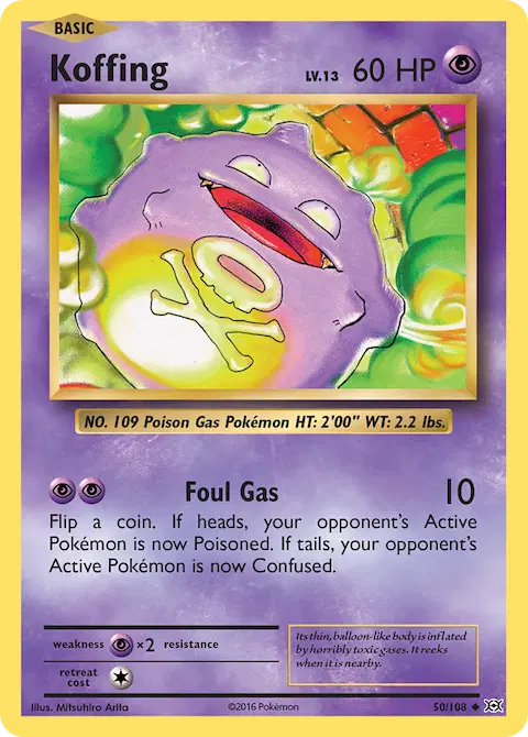 Koffing, Evolutions 50/108