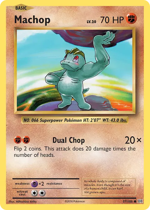 Machop, Evolutions 57/108