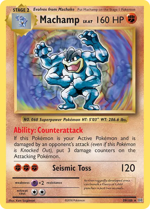 Machamp, Evolutions 59/108