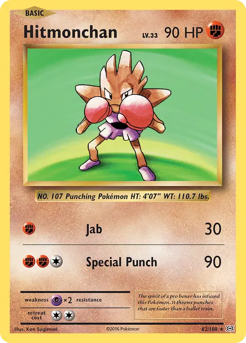 Hitmonchan, Evolutions 62/108