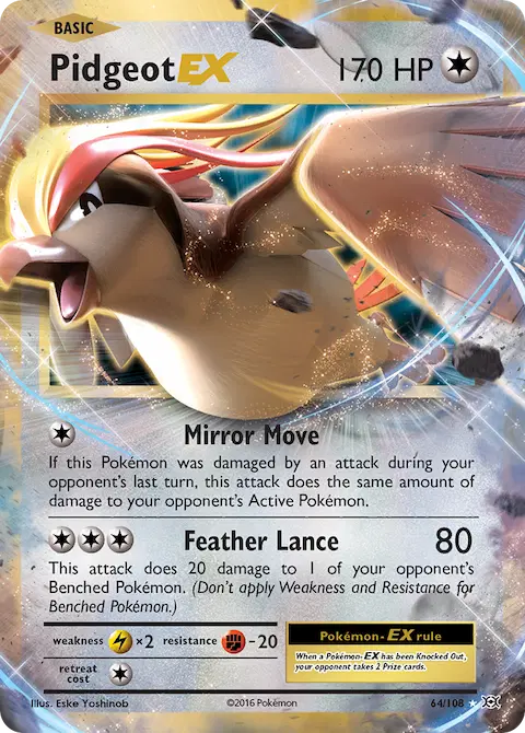 Pidgeot EX, Evolutions 64/108