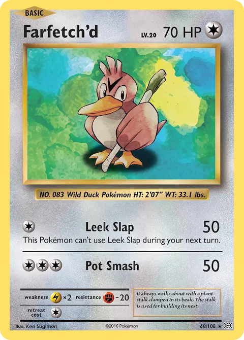 Farfetch'd, Evolutions 68/108
