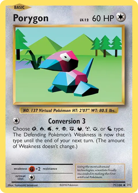 Porygon, Evolutions 71/108