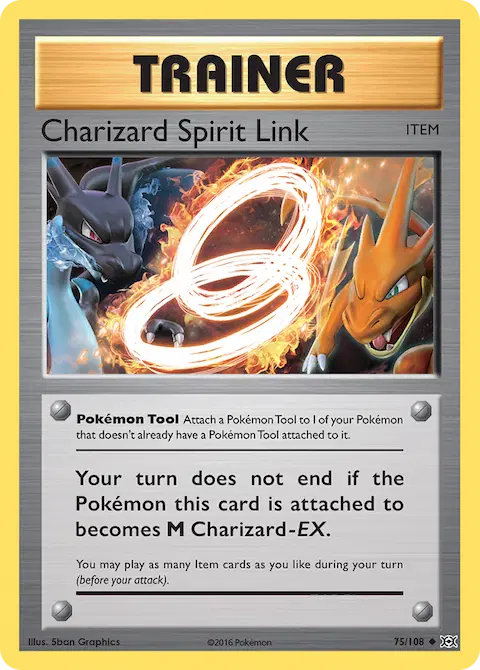 Charizard Spirit Link, Evolutions 75/108
