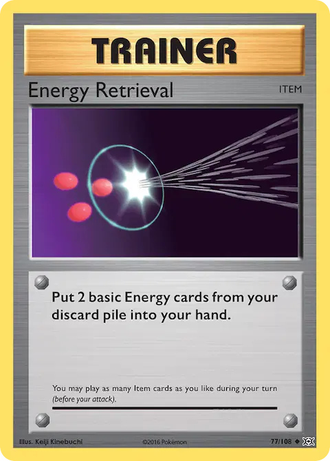 Energy Retrieval, Evolutions 77/108