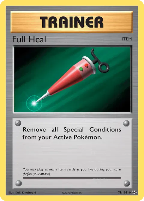 Full Heal, Evolutions 78/108