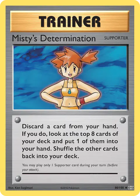 Misty's Determination, Evolutions 80/108