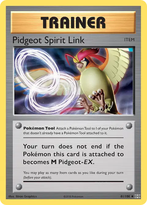 Pidgeot Spirit Link, Evolutions 81/108