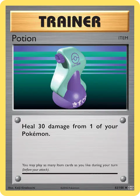 Potion, Evolutions 83/108