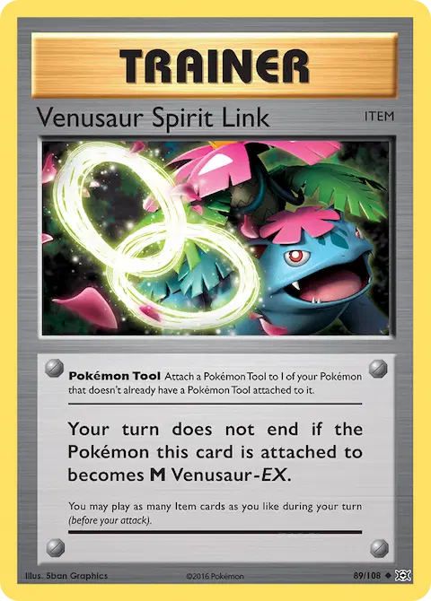 Venusaur Spirit Link, Evolutions 89/108