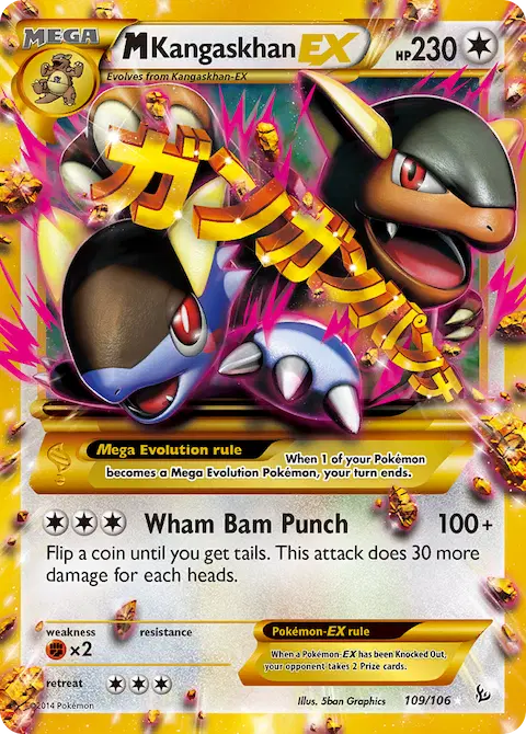 M Kangaskhan EX, Flashfire 109/106