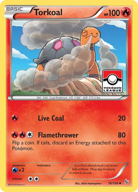 Torkoal, Flashfire 16/106