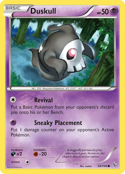 Duskull, Flashfire 38/106