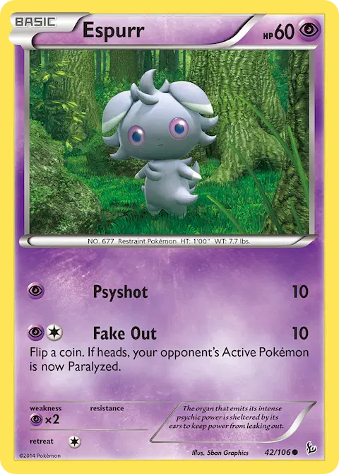 Espurr, Flashfire 42/106