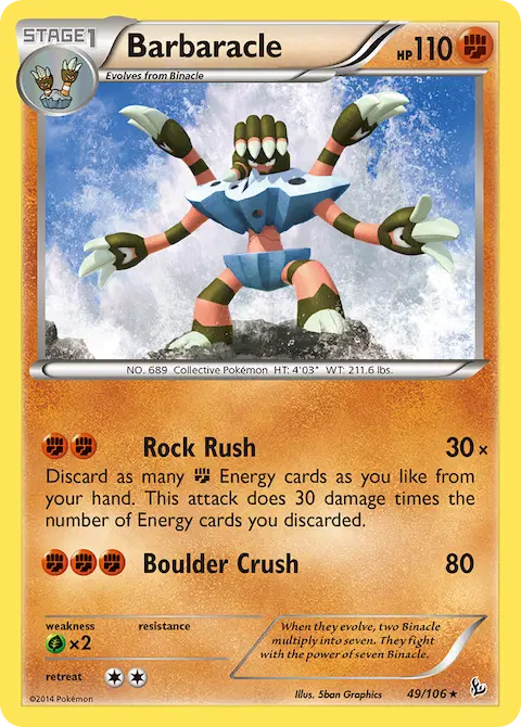 Barbaracle, Flashfire 49/106