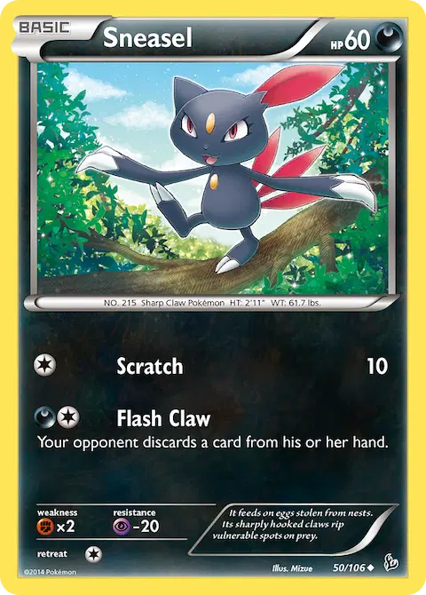 Sneasel, Flashfire 50/106