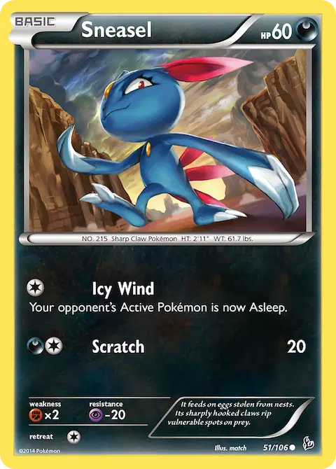 Sneasel, Flashfire 51/106