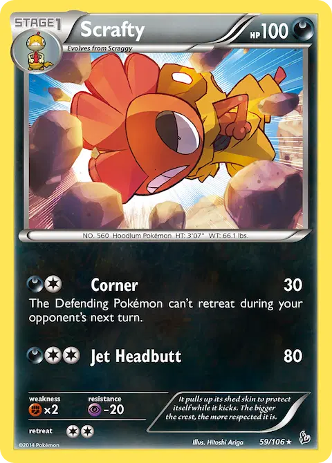Scrafty, Flashfire 59/106