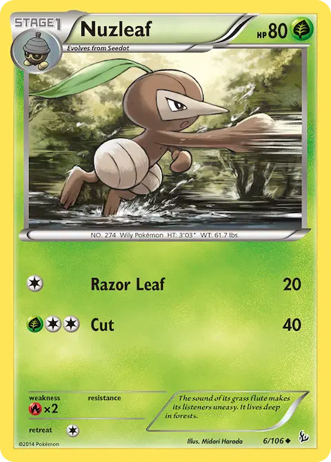 Nuzleaf, Flashfire 6/106