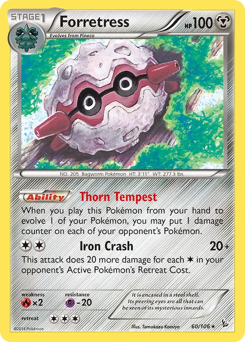 Forretress, Flashfire 60/106