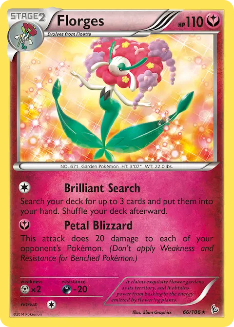 Florges, Flashfire 66/106