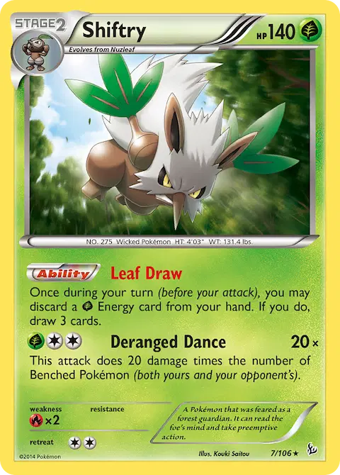 Shiftry, Flashfire 7/106
