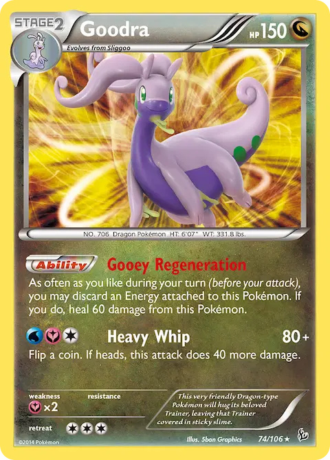 Goodra, Flashfire 74/106