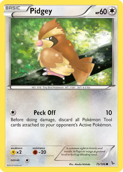 Pidgey, Flashfire 75/106
