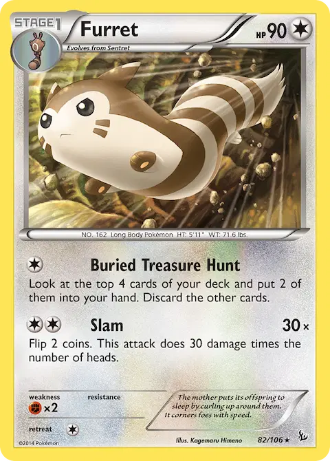 Furret, Flashfire 82/106