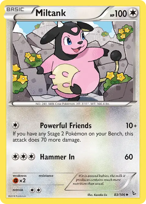 Miltank, Flashfire 83/106
