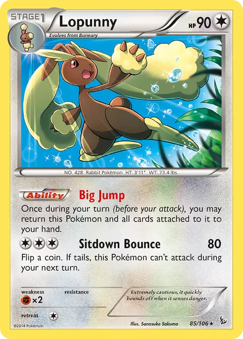 Lopunny, Flashfire 85/106