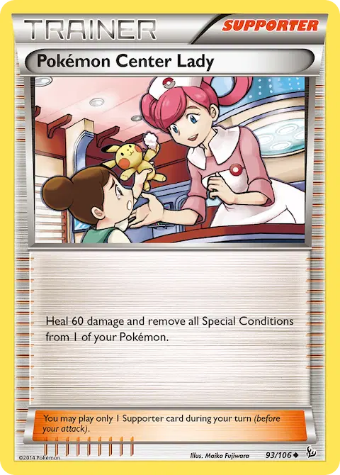 Pokémon Center Lady, Flashfire 93/106