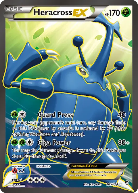 Heracross EX, Furious Fists 105/111